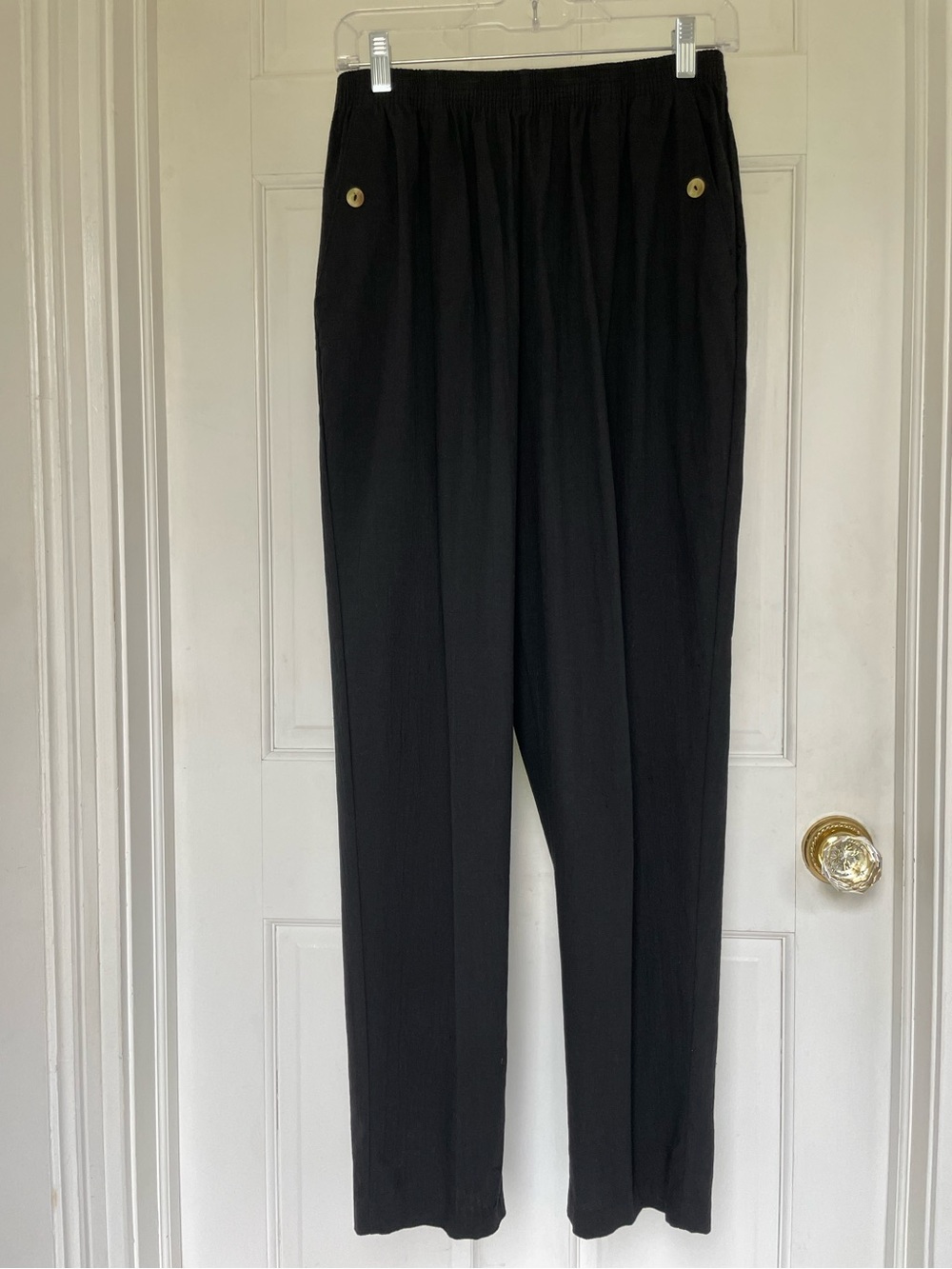 Cabin Creek black Elastic-Waist Relaxed Chinos - Picture 8 of 8